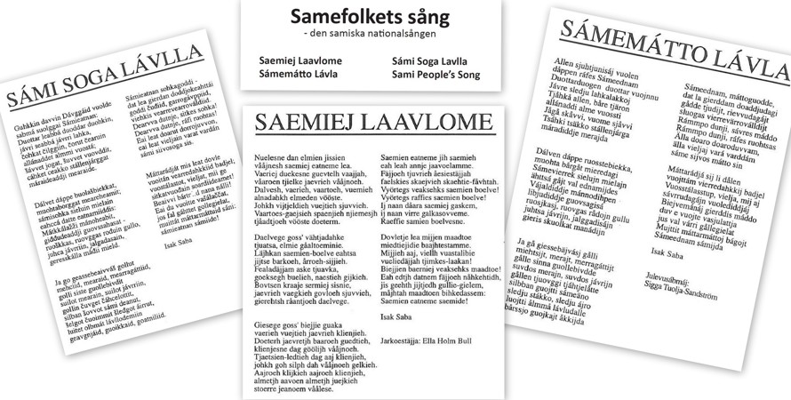 Sångtext till en samisk sång